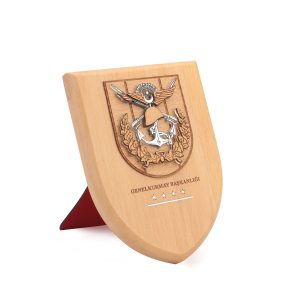 Genelkurmay Başkanlığı Ahşap Kutulu Kalkan Plaket