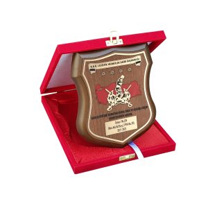 Kara Kuvvetleri Komutanlığı Ahşap Kalkan Plaket