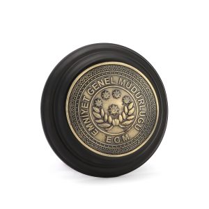 Emniyet Genel Müdürlüğü Yuvarlak Metal Rölyef Anı Objesi