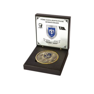 Türk Hava Kuvvetleri Komutanlığı Ahşap Kutulu Madalyon