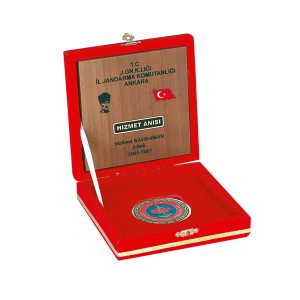 İl Jandarma Komutanlığı Ankara - Süet Kutulu Madalyon