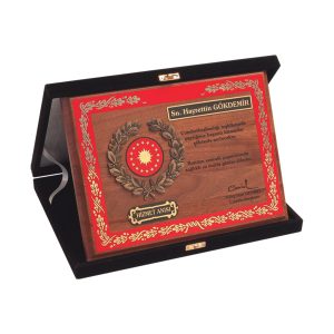 Cumhur Başkanlığı Ahşap Plaket