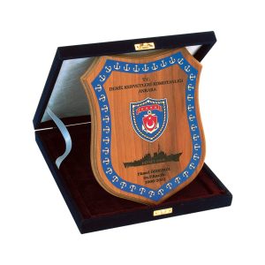 Deniz Kuvvetleri Komutanlığı Ahşap Plaket