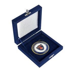 Türk Deniz Kuvvetleri Komutanlığı Süet Kutulu Madalyon