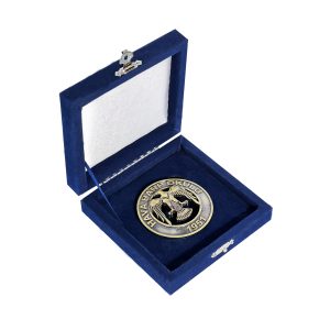 Hava Harp Okulu Komutanlığı Süet Kutulu Dekupe Madalyon