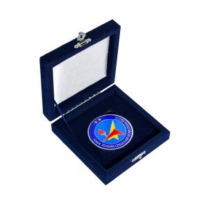Hava Teknik Okullar Komutanlığı Süet Kutulu Madalyon