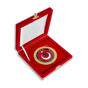 Jandarma Asayiş Kolordu Komutanlığı Süet Kutulu Madalyon